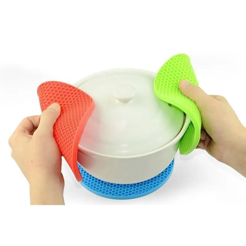 Round Silicone Coaster Non-slip Mat Heat Resistant - Image 7