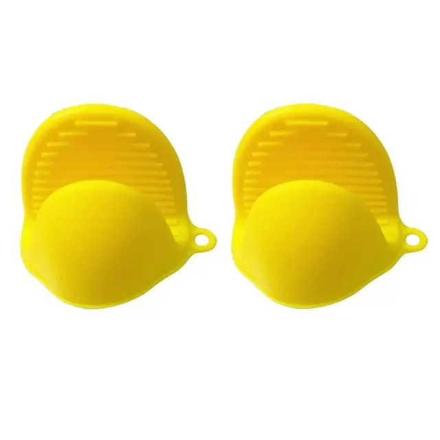 2 Pieces silicone heat resistant cooking pinch mitts, mini oven mitts - Image 12