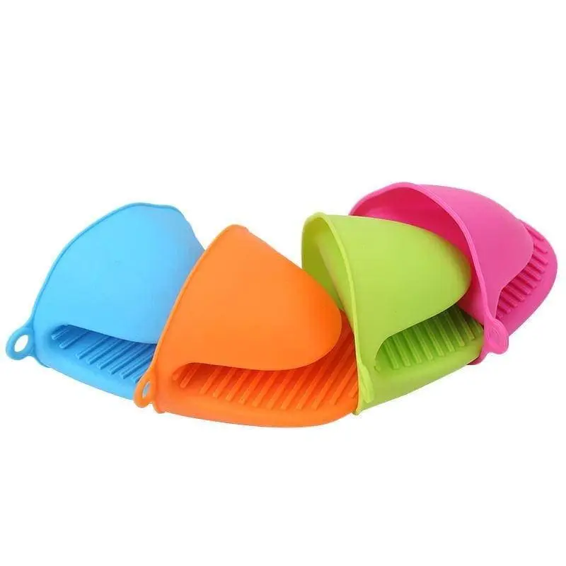 2 Pieces silicone heat resistant cooking pinch mitts, mini oven mitts - Image 9