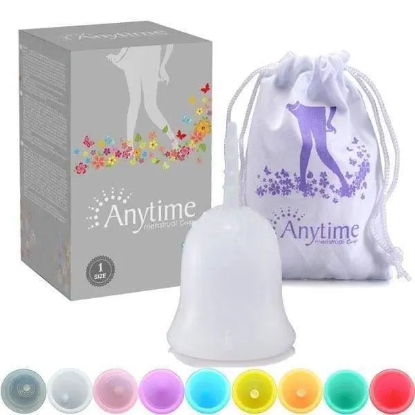 Anytime Reusable Menstrual Period Cup Medical Grade Silicone - Image 4