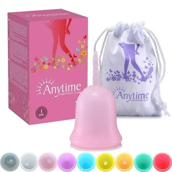 Anytime Reusable Menstrual Period Cup Medical Grade Silicone - Image 5