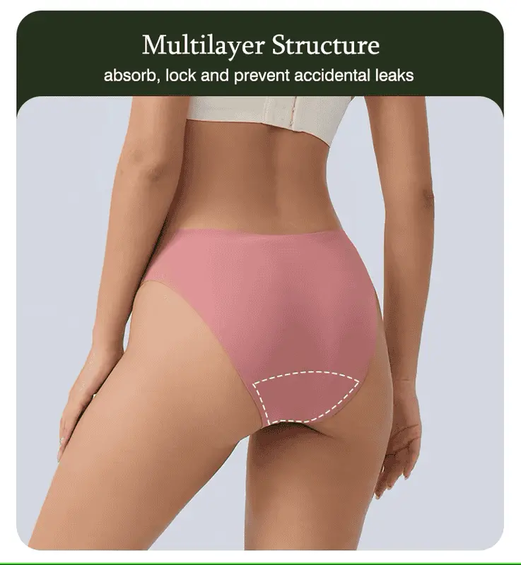 Bikini Style Leak Proof Incontinence and Period Underwear for Women - Image 14