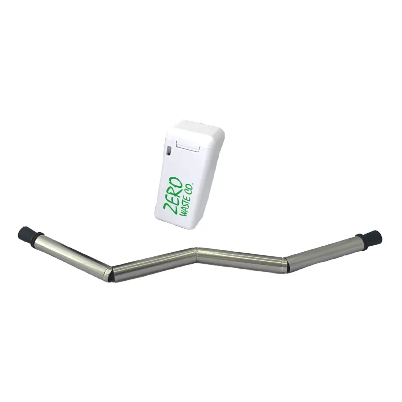 Collapsible Metal Stainless Steel Reusable Straw with container - Image 9