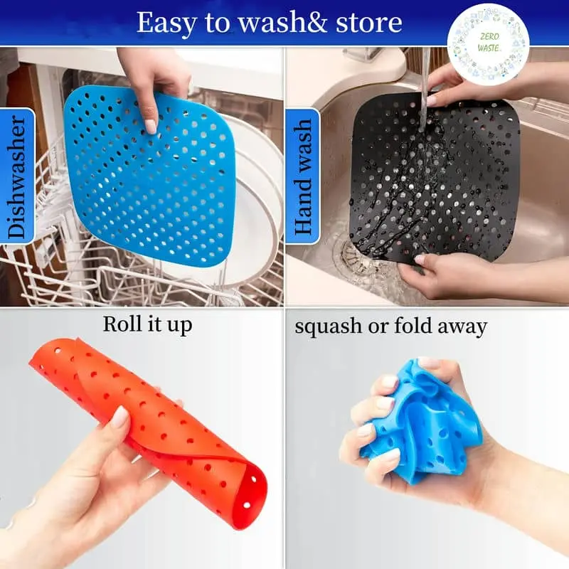Reusable Air Fryer Mat High Temperature Resistance Silicone Pads For Air Fryers Non Stick Silicone Baking Mat For Air Fryer - Image 11