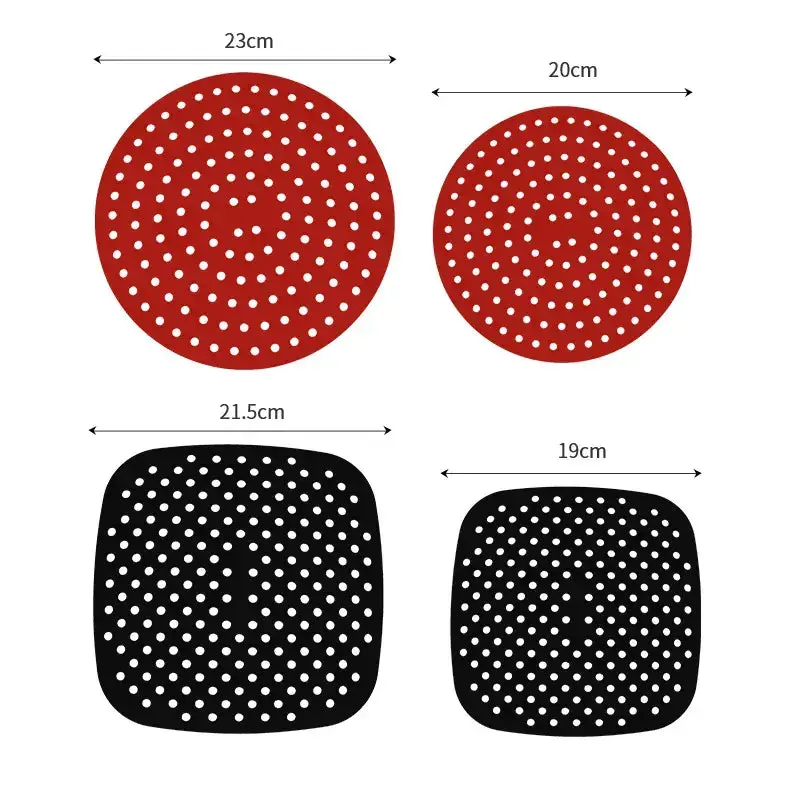 Reusable Air Fryer Mat High Temperature Resistance Silicone Pads For Air Fryers Non Stick Silicone Baking Mat For Air Fryer - Image 6