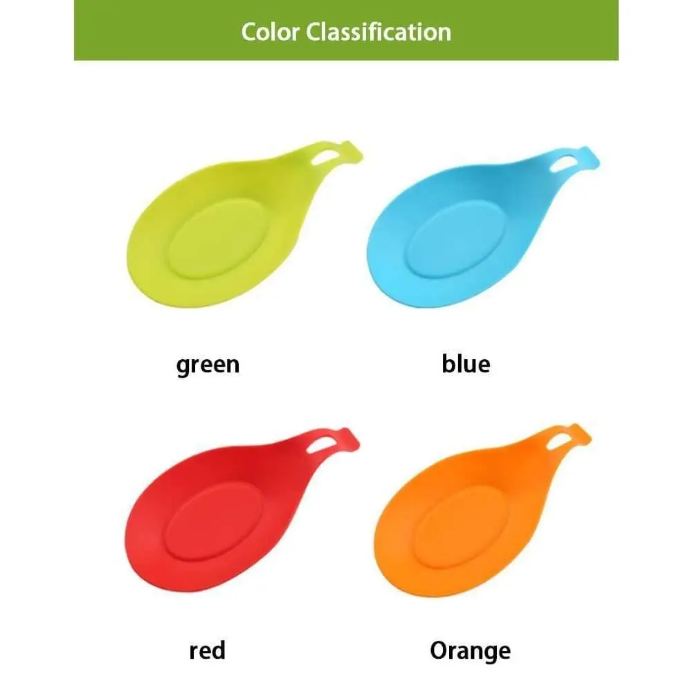 Durable Food-grade Silicone Kitchen Spoon Rest - Image 5