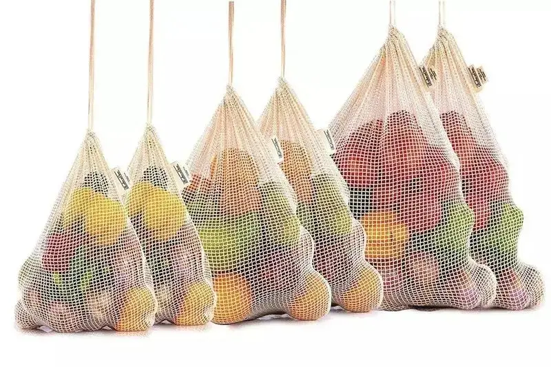Eco-Friendly Reusable Organic Cotton Produce Bags – Washable and Durable for Grocery Shopping - Image 7
