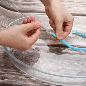 Silicone Reusable Straws with Cleaning Brush BPA Free - Image 8