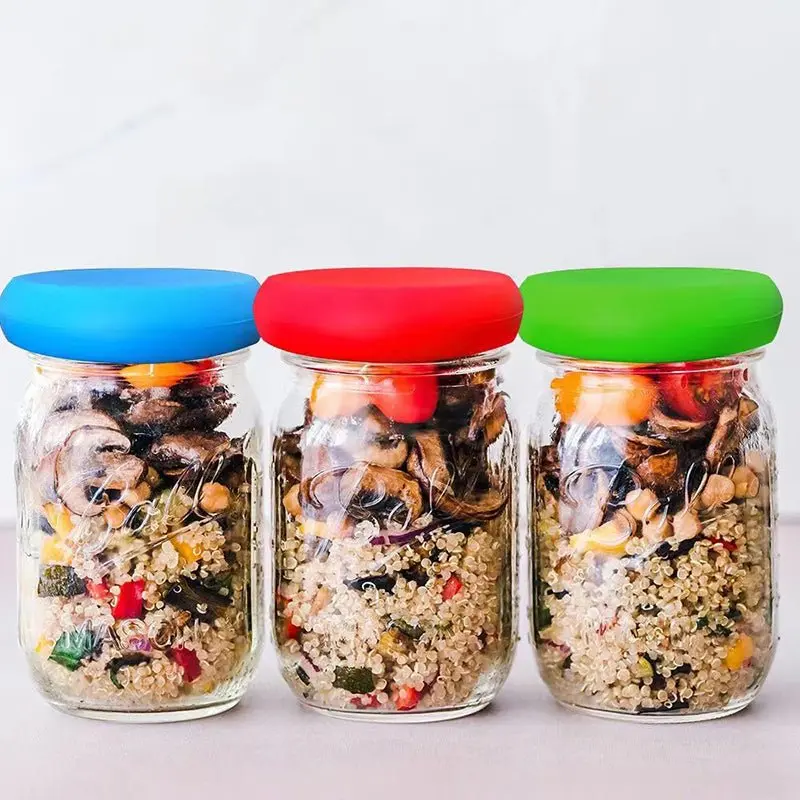 Reusable Silicone Fruit Vegetable Storage Food Cover Food Saver Huggers (4 pieces) - Image 7