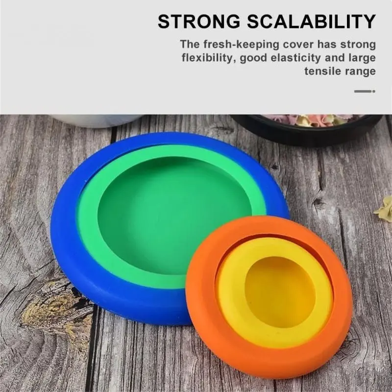 Reusable Silicone Fruit Vegetable Storage Food Cover Food Saver Huggers (4 pieces) - Image 8