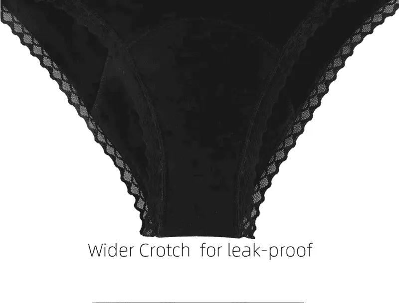 Lace Design Leak-Proof Period & Incontinence Underwear for Women - Image 13