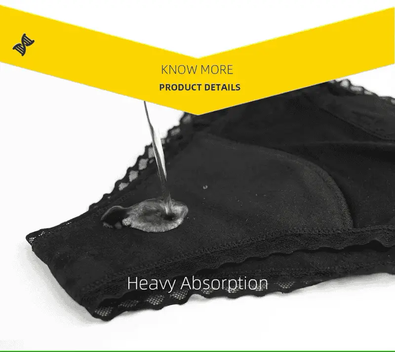 Lace Design Leak-Proof Period & Incontinence Underwear for Women - Image 17
