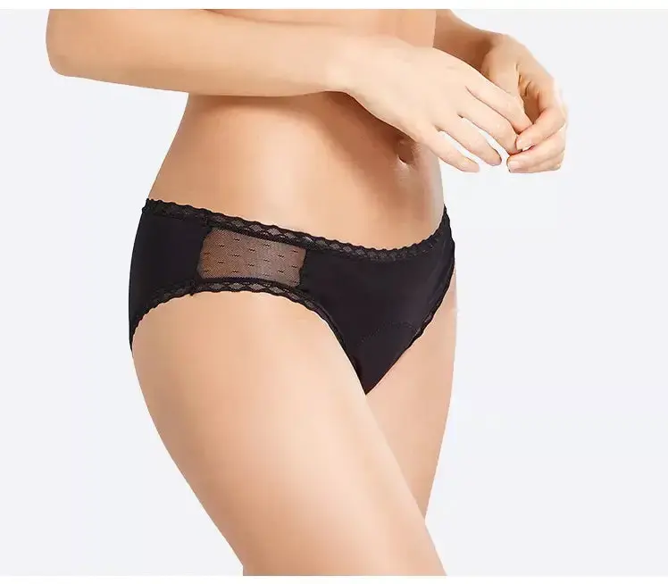 Lace Design Leak-Proof Period & Incontinence Underwear for Women - Image 2