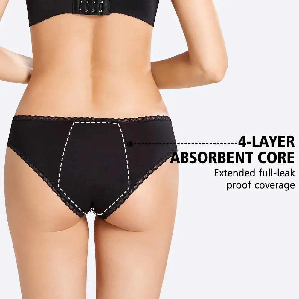 Lace Design Leak-Proof Period & Incontinence Underwear for Women - Image 8