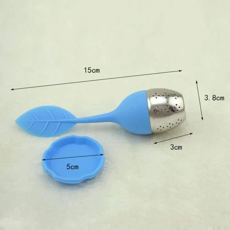 Loose Leaf Tea Infuser With Silicone and Stainless Steel Strainer For Herbal and Loose Tea | Multiple Colour Options - Image 3