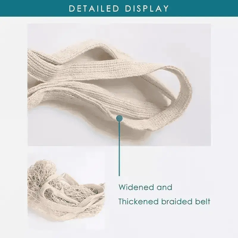 Eco-Friendly Recycled Cotton Reusable Shopping String Tote Bag - Image 11