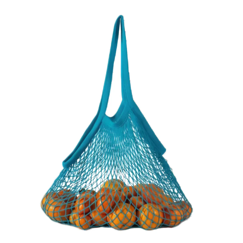 Eco-Friendly Recycled Cotton Reusable Shopping String Tote Bag - Image 4
