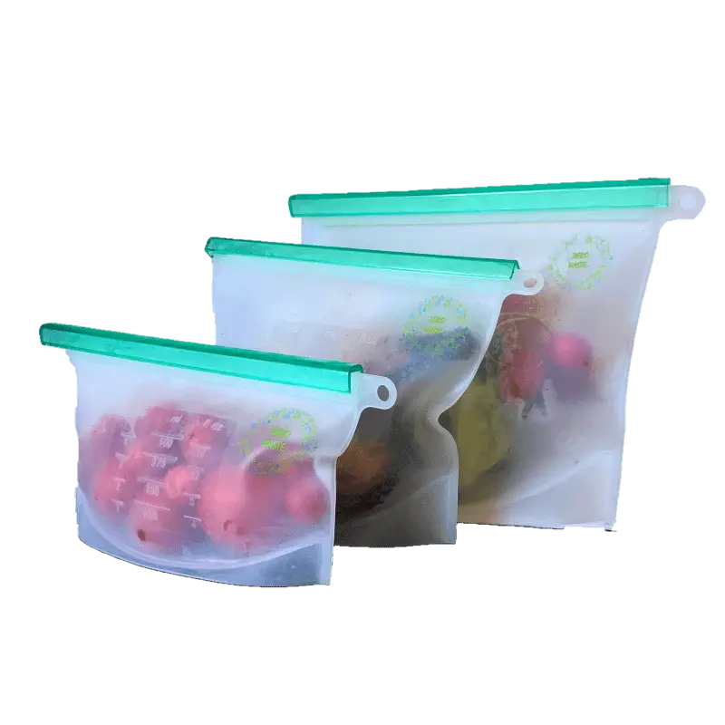 500ml/1000ml/1500ml Silicone Reusable Silicone Food Storage Bag - Image 6