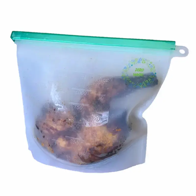 500ml/1000ml/1500ml Silicone Reusable Silicone Food Storage Bag - Image 7