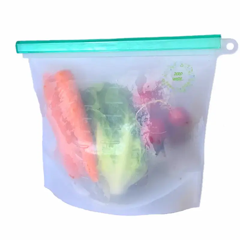 500ml/1000ml/1500ml Silicone Reusable Silicone Food Storage Bag - Image 8