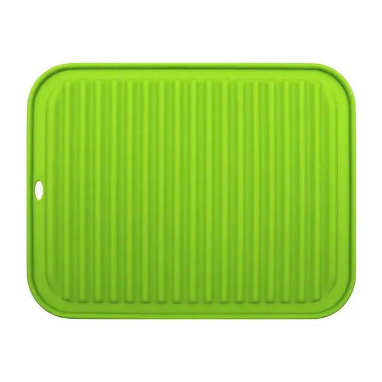 Soft silicone sustainable table mat anti slip heat resistant kitchen pad dish coaster foldable - Image 8