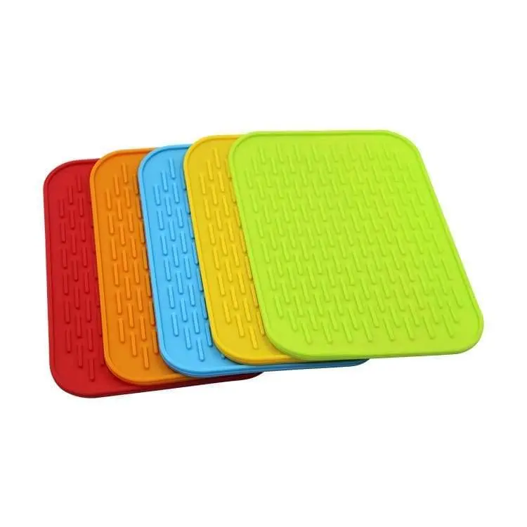 Soft silicone table mat anti slip heat resistant kitchen pad dish coaster - Image 5