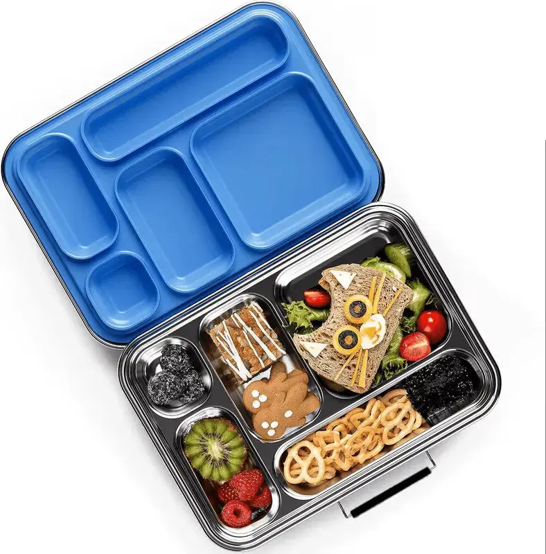 Stylish & Sustainable: The Ultimate Stainless Steel Bento Box Lunch Box - 5 Compartments - Image 19