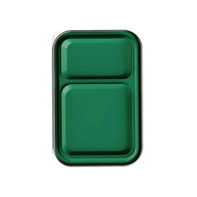 Stylish & Sustainable: The Ultimate Stainless Steel Bento Box Lunch Box - 2 Compartments - Image 12